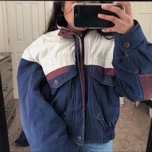 Big and heavy bomber jacket